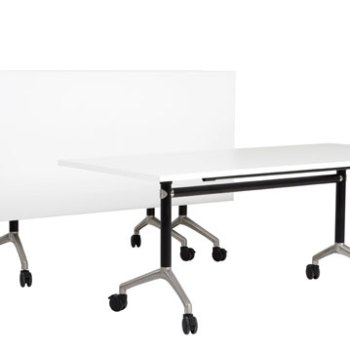 Mobile Table Folding-FTB-DUR-20090- <br>Was $4681 - <strong>Now $1092</strong> 12 Flip Table - Office Furniture Flip Table